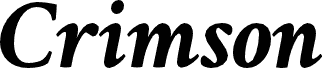 Crimson Bold Italic