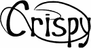 Preview of the Crispy font