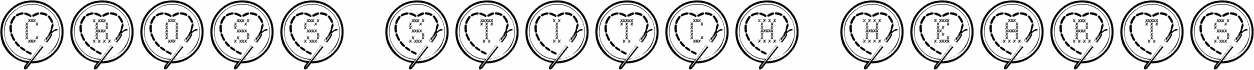 Cross Stitch Hearts