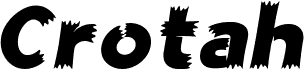 Crotah free version Italic