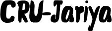 CRU-Jariya-Italic Bold