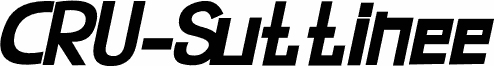 CRU-Suttinee-Bold-Italic