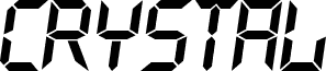 Preview of the Crystal Italic font