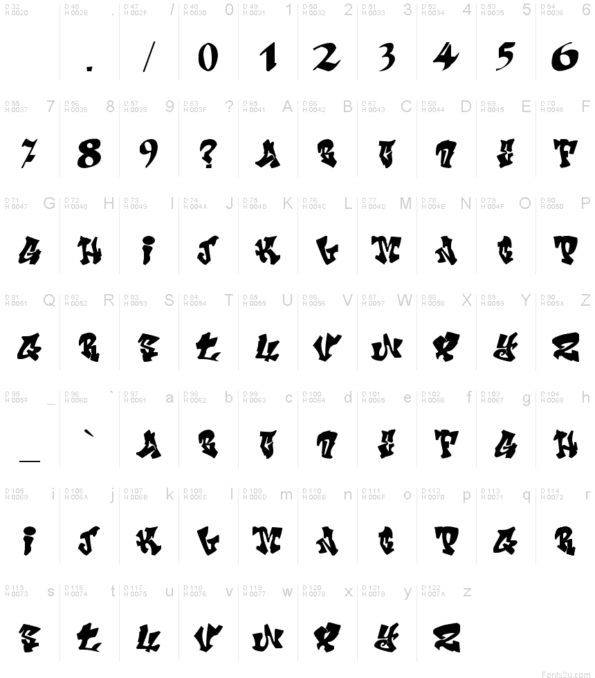 Crazy Calligraphy font
