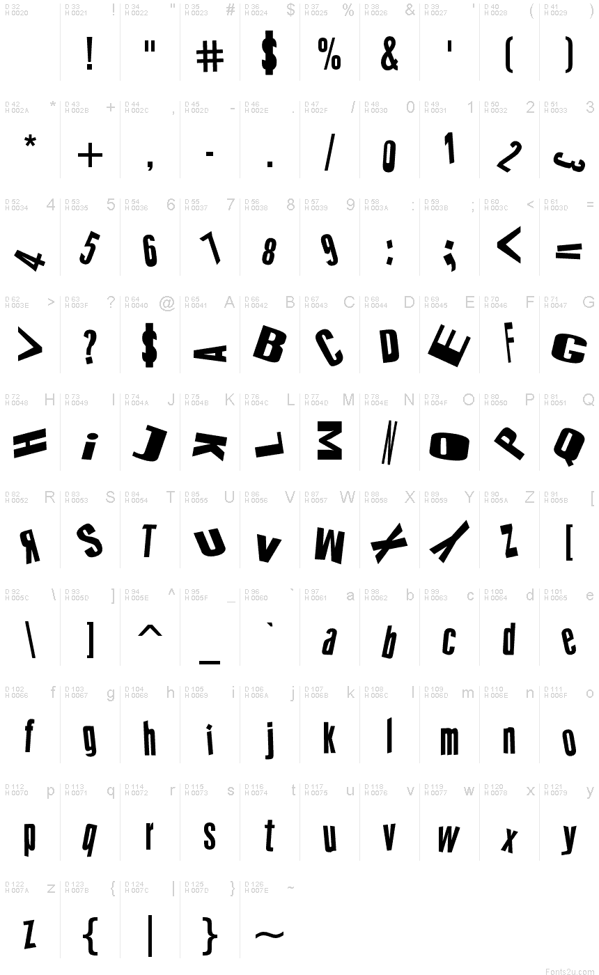 crazy-style-font