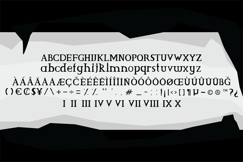 CS Grimrock Carattere