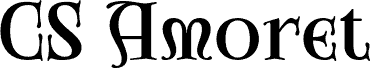 Preview of the CS Amoret Regular Demo font