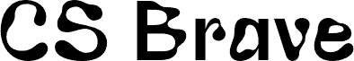 Preview of the CS Brave Demo Regular font