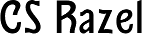 CS Razel Regular Demo 字体预览
