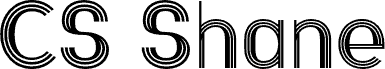 Preview of the CS Shane Regular Demo font