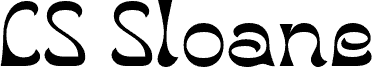 Preview of the CS Sloane Regular Demo font