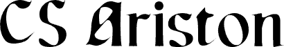 Preview of the CSAristonDrawn-Regular Demo font