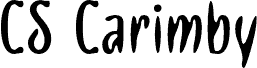 Podgląd czcionki CSCarimbyDrawn-Regular Demo