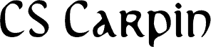 CSCarpinDrawn-Regular Demo
