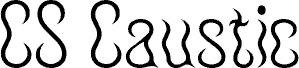 Preview of the CSCausticDrawn-Regular Demo font