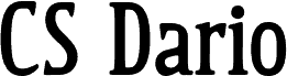 CS Dario Demo Regular font