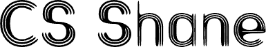 Preview of the CSShaneDrawn-Regular Demo font