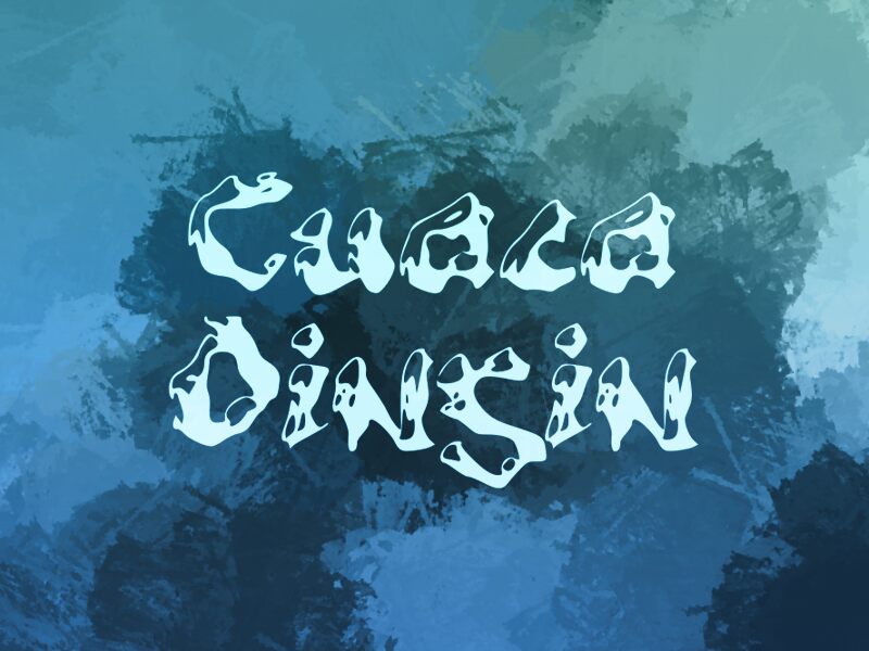 c Cuaca Dingin Czcionka