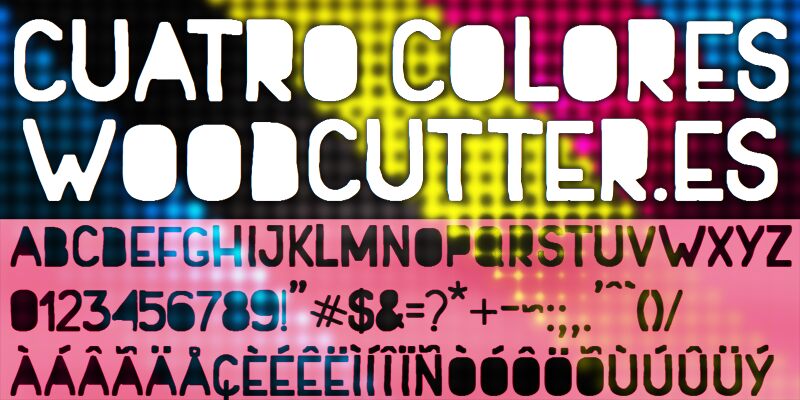 Cuatro Colores Czcionka
