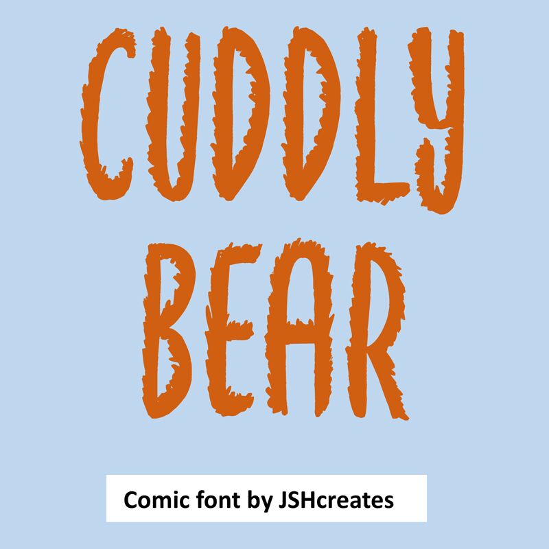 cuddly-bear-font