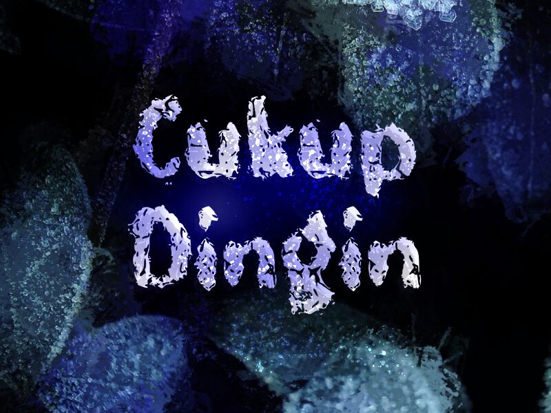 c Cukup Dingin Czcionka