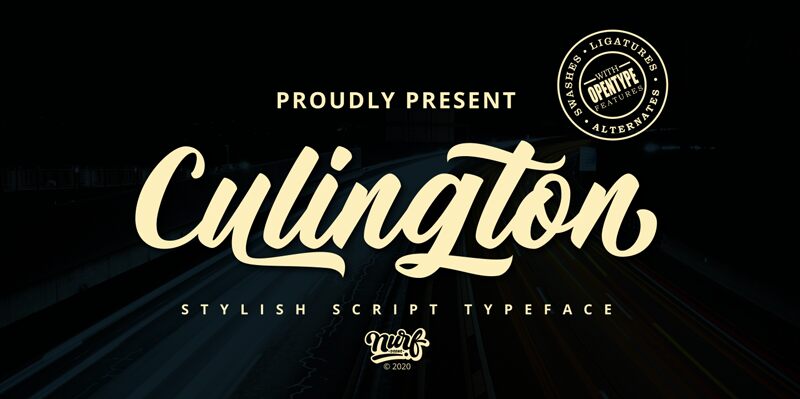 Culington Schriftart