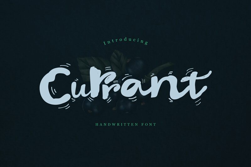 Currant Schriftart