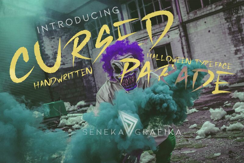 Cursed Parade Schriftart