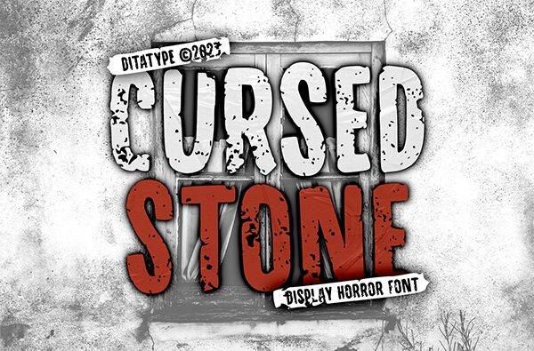 Cursed Stone Schriftart