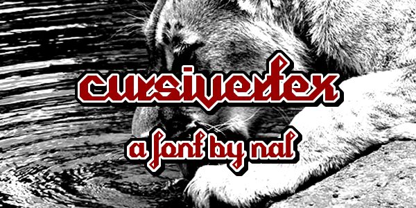 Cursivertex Schriftart