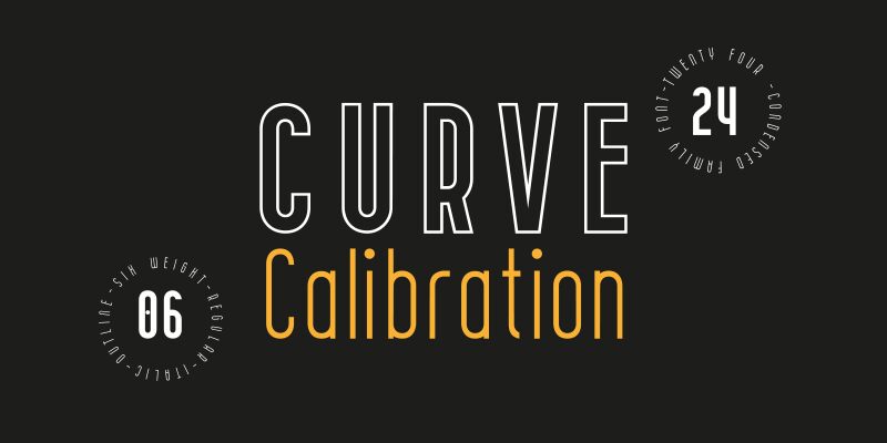 CURVE フォント
