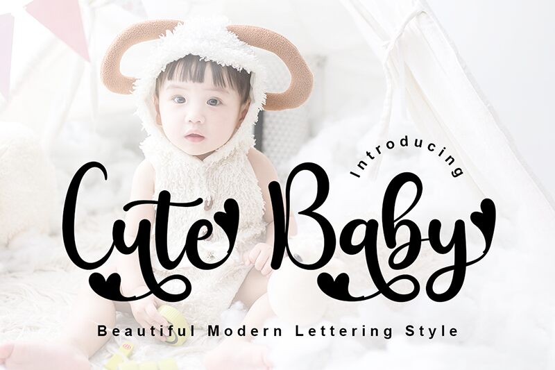Cute Baby Schriftart