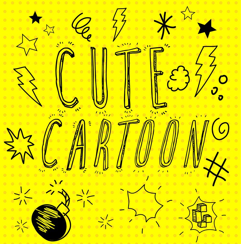 Cute Cartoon Schriftart