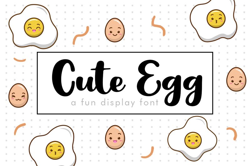 Cute Egg Schriftart