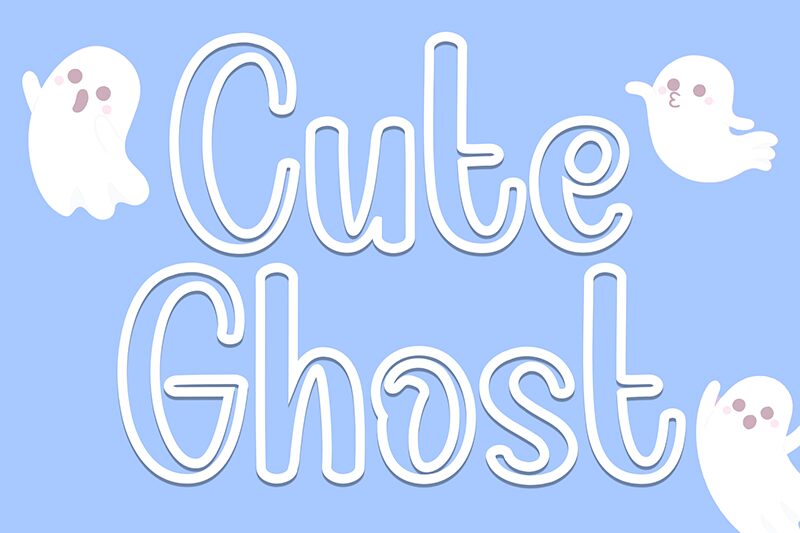 Cute Ghost Font