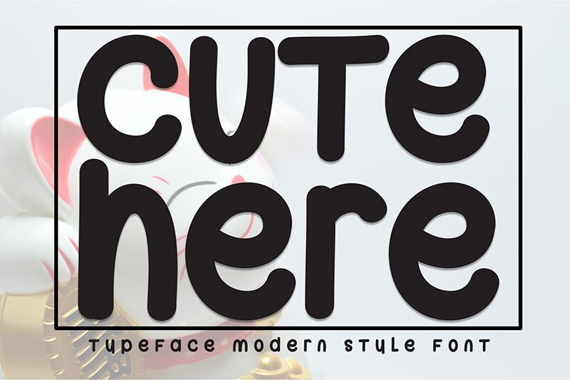 Cute Here Schriftart