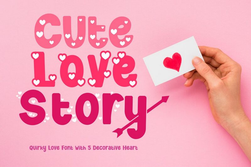 Cute Love Story Schriftart