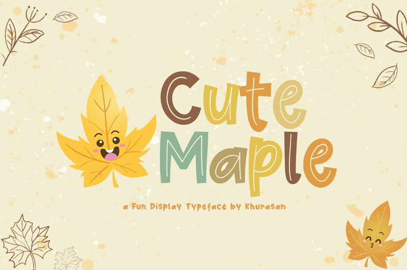 Cute Maple Шрифт