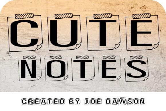 Cute Notes Schriftart
