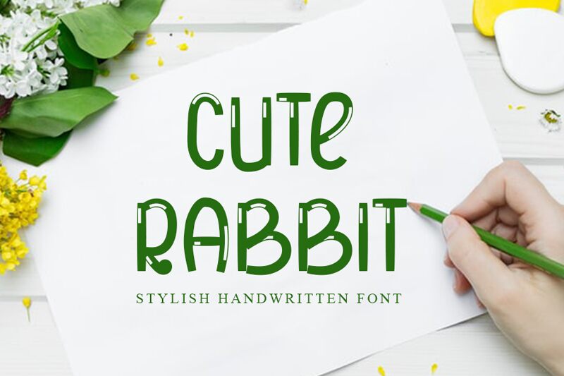 CUTE RABBIT Carattere