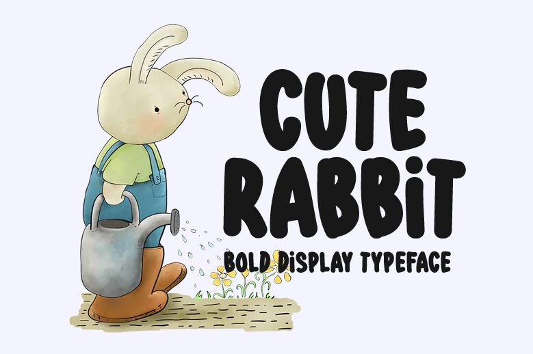 Cute Rabbit الخط
