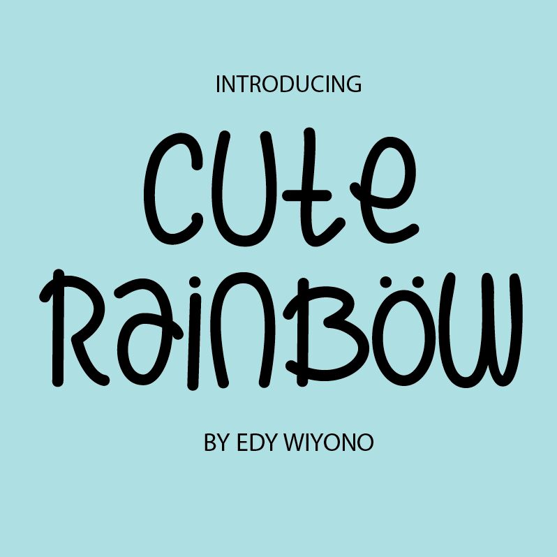 Cute Rainbow Carattere