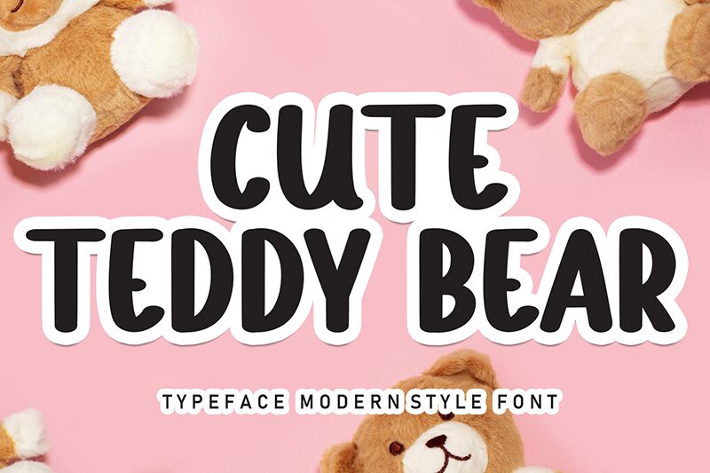 Cute Teddy Bear 字体
