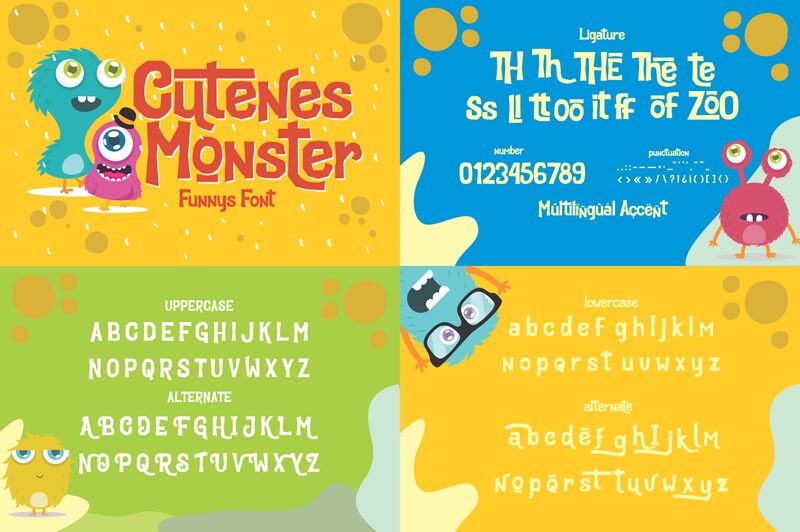 Cutenes Monster Carattere