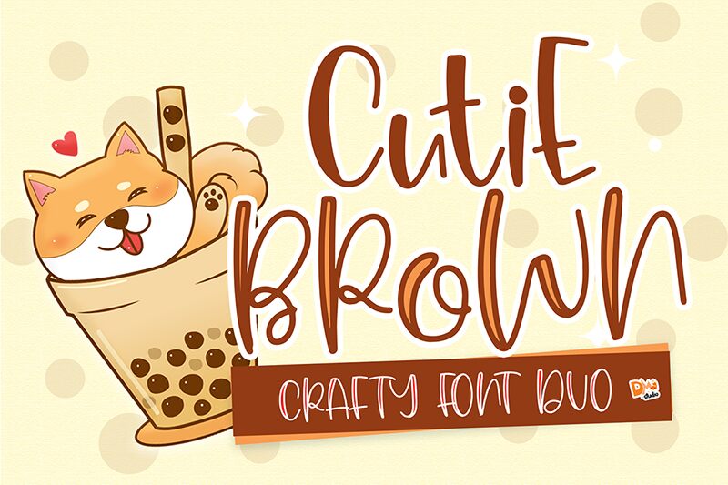 Cutie Brown Шрифт