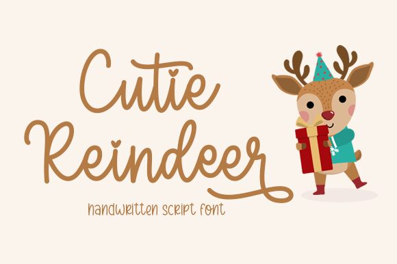 Cutie Reindeer Czcionka