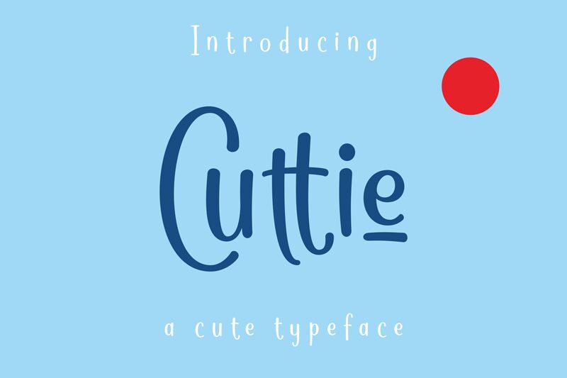 Cuttie Schriftart