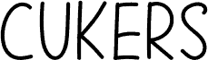 Cukers Regular font