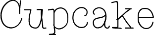 CupcakeFont