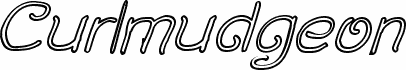 Curlmudgeon Hollow Italic